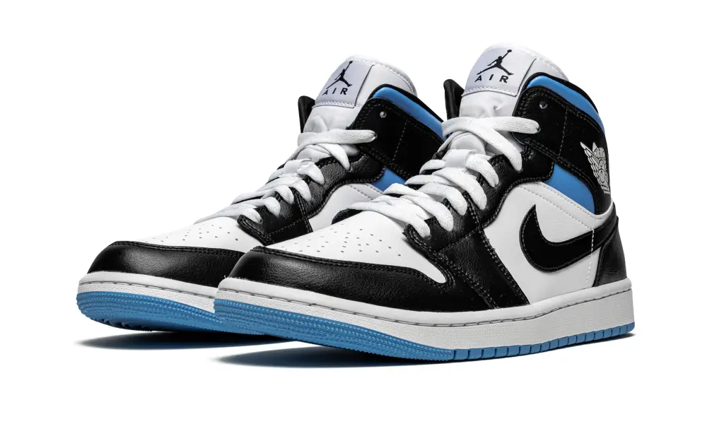 Air Jordan 1 AIR JORDAN 1 MID WMNS 'Black   White   University Blue' 