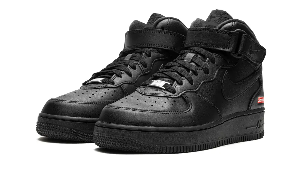Nike Lifestyle Air Force 1 Mid 'Supreme - Mini Box Logo Black' 