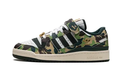 More Adidas Shoes Forum 84 Low 'Bape 30th Anniversary Green Camo'