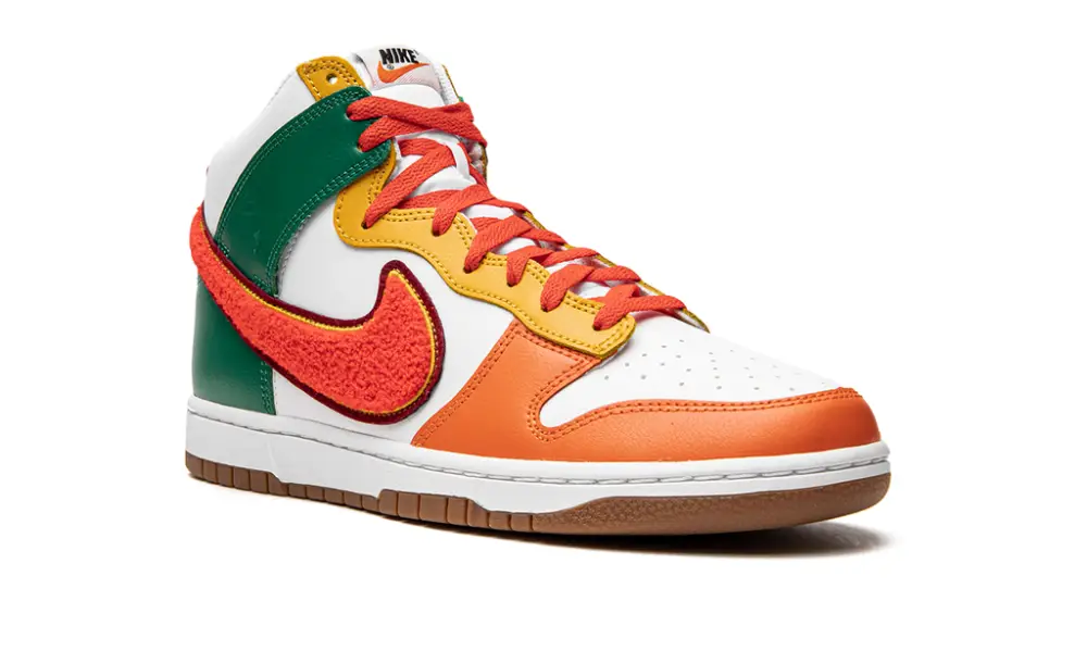 Nike Dunk Dunk Hi Retro University 'Habanero Red' 