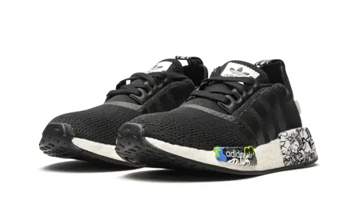 Adidas NMD NMD_R1 J 'Black Graffiti'