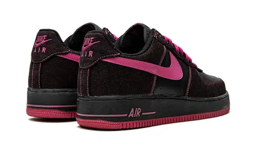 Nike Lifestyle AIR FORCE 1 WMNS 'Black   Bright Rose' 