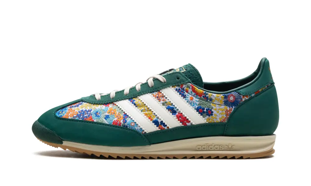 More Adidas Shoes SL 72 OG WMNS 'Liberty London Collegiate Green'
