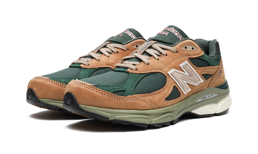 New Balance 990 990v3 'Made in USA - Tan   Green' 
