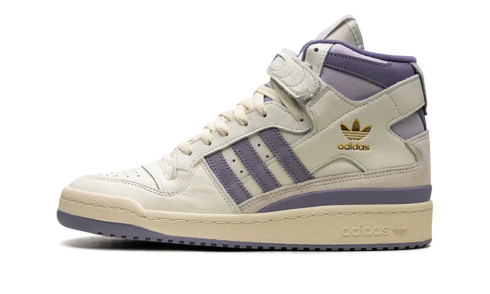 More Adidas Shoes Forum 84 High 'Off White Silver Violet' 