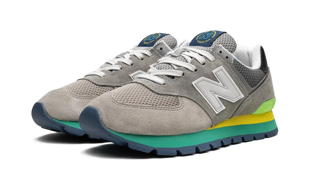 New Balance 574 574 Rugged 'Rugged Grey Yellow Emerald' 