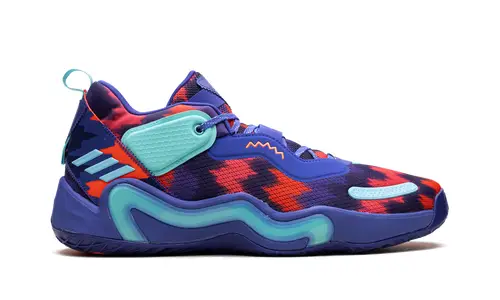 More Adidas Shoes D.O.N. Issue #3 'Sonic Ink Solar Red'