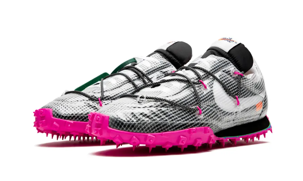 Nike Lifestyle OFF-WHITE WAFFLE RACER SP WMNS 'Black' 