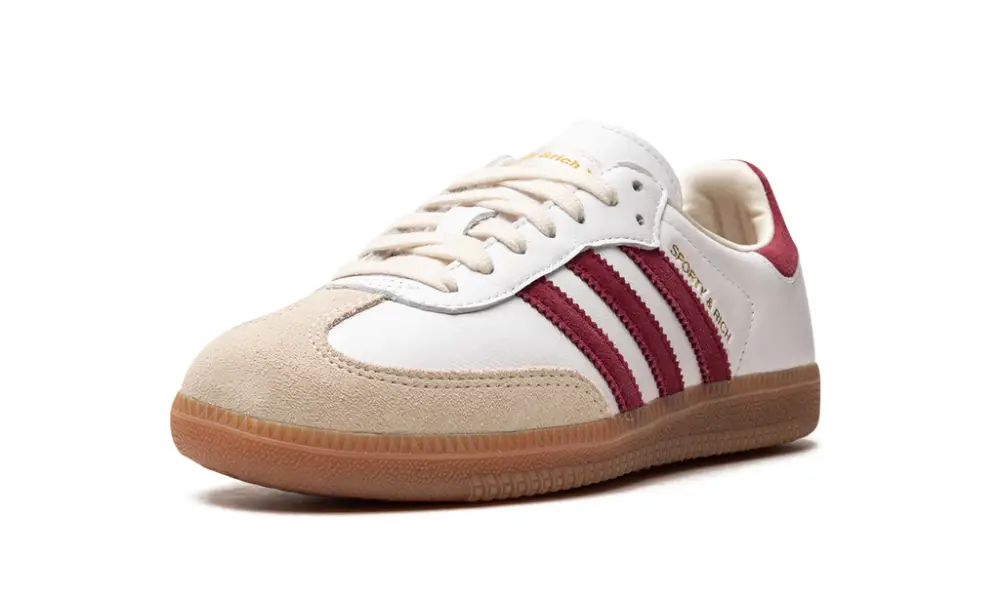 Adidas Samba Samba OG 'Sporty & Rich - White Core Burgundy'