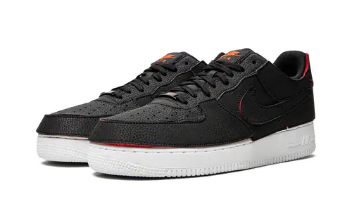 Nike Lifestyle Air Force 1 1 'Black Chile Red'