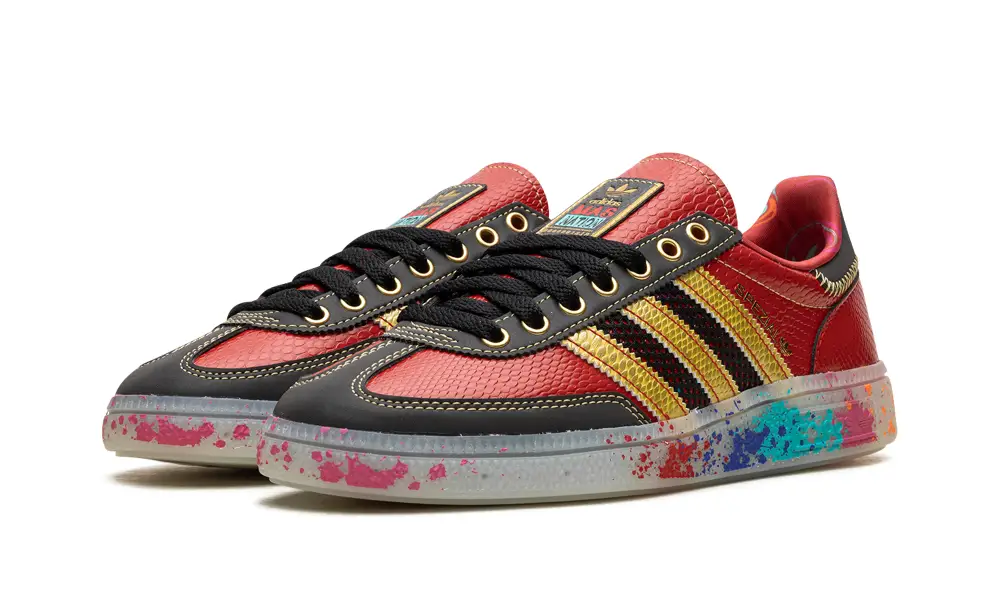 Adidas Handball Spezial Handball Spezial 'S.E.E.D. - Scarlet Gold Paint Splatter' 