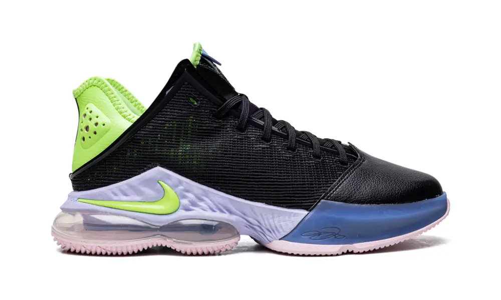 Nike Basketball LeBron 19 Low 'Black Ghost Green'