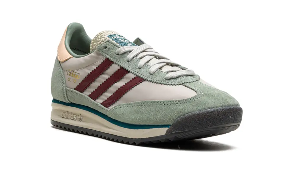 More Adidas Shoes SL 72 RS 'Putty Grey Shadow Red' 