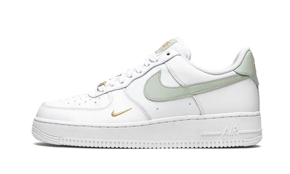 Nike Lifestyle AIR FORCE 1 LO MNS WMNS 'White   Grey   Gold' 
