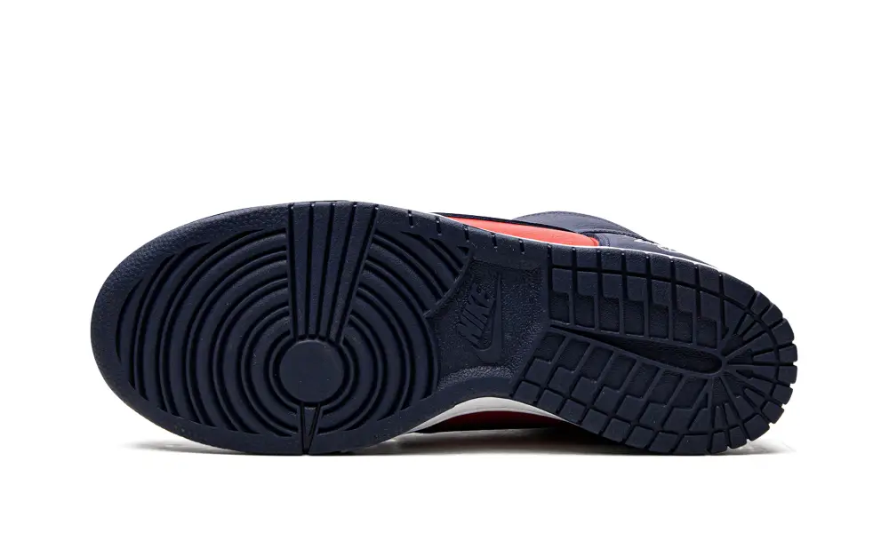 Nike SB SB Dunk High 'Supreme - By Any Means - Navy Red' 