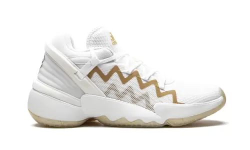 More Adidas Shoes D.O.N Issue 2 'White Gold Metallic' 