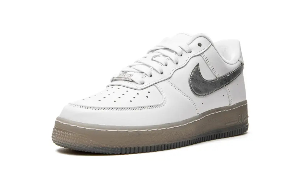 Nike Lifestyle Air Force 1 'White   Metallic Silver' 