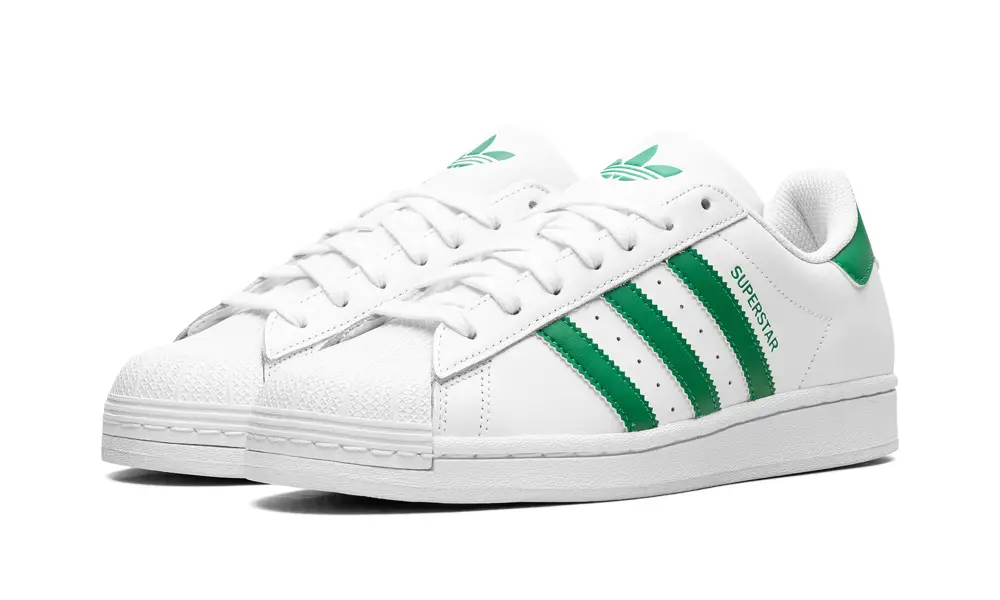 Adidas Superstar Superstar 'Cloud White Green' 