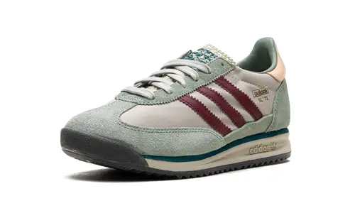 More Adidas Shoes SL 72 RS 'Putty Grey Shadow Red'