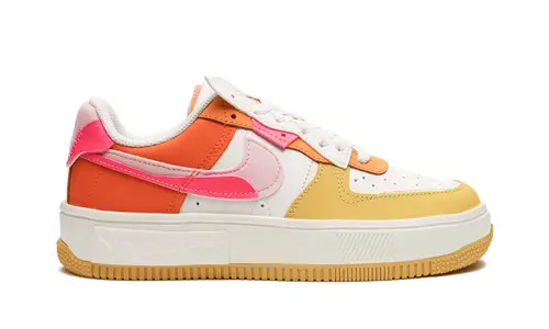 Nike Lifestyle AIR FORCE 1 FONTANKA MNS WMNS 'Summit White Solar Flare Medium Soft Pink Hyper Pink'