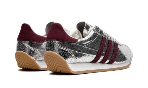 More Adidas Shoes Country OG WMNS 'Silver Metallic Maroon'