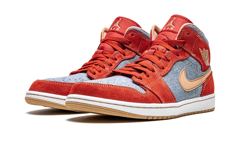 Air Jordan 1 Air Jordan 1 Mid SE 'Denim Red Suede' FA31C3854