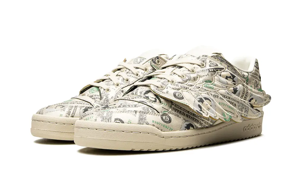 More Adidas Shoes x Jeremy Scott x Forum Lo Wing 'Money'