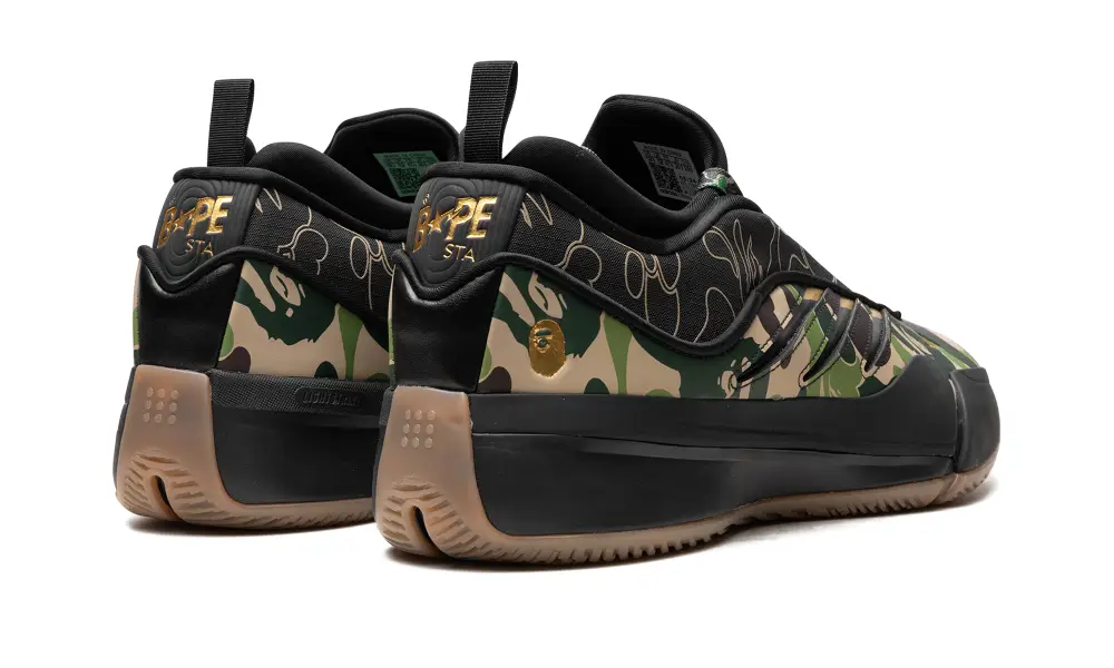 More Adidas Shoes Dame 9 'BAPE - Camo' 