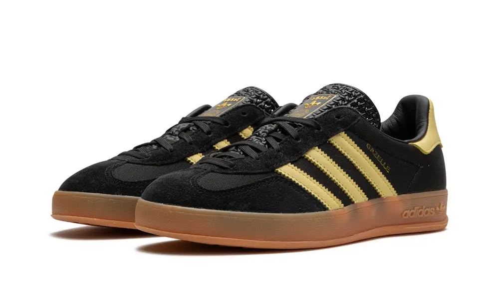 Adidas Gazelle Gazelle Indoor 'Black / Yellow' 4FEFE1805