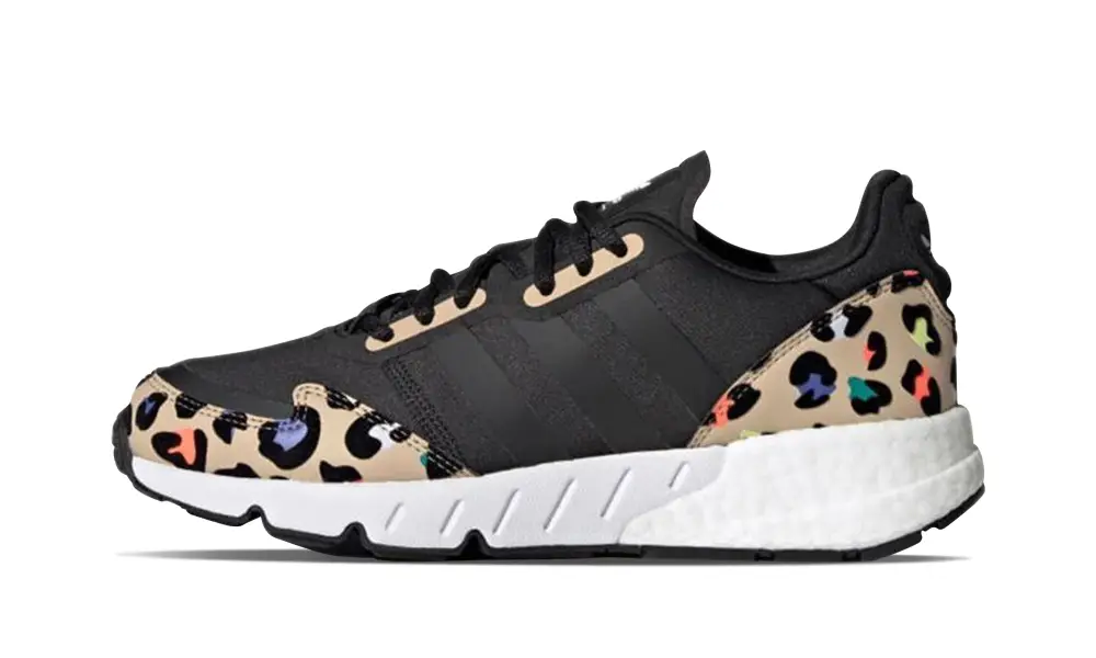 More Adidas Shoes Originals ZX 1K Boost WMNS 'Black Brown Blue' 