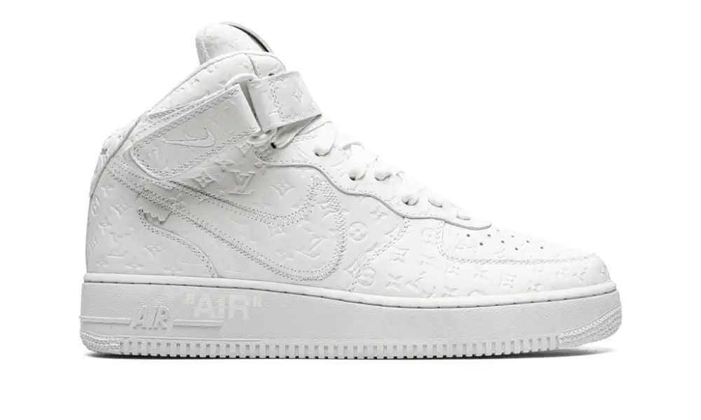 Nike Lifestyle Louis Vuitton Air Force 1 Mid 'Virgil Abloh - White White' 