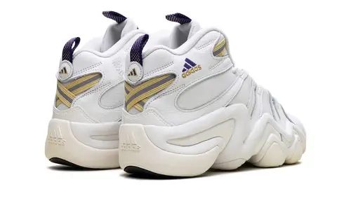 More Adidas Shoes Crazy 8 'Core White Off White Collegiate Purple'