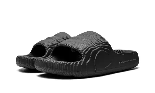 More Adidas Shoes Adilette 22 'Black' 