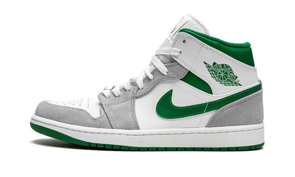 Air Jordan 1 Air Jordan 1 Mid SE 'Grey / Pine Green / White' 3A2975