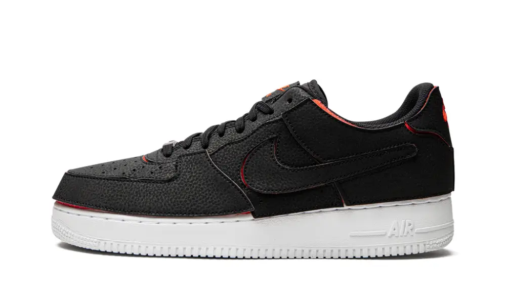 Nike Lifestyle Air Force 1 1 'Black Chile Red' 