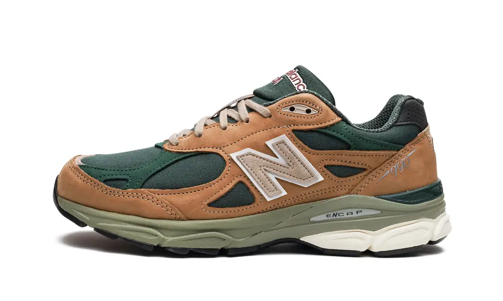 New Balance 990 990v3 'Made in USA - Tan / Green' D2DF622