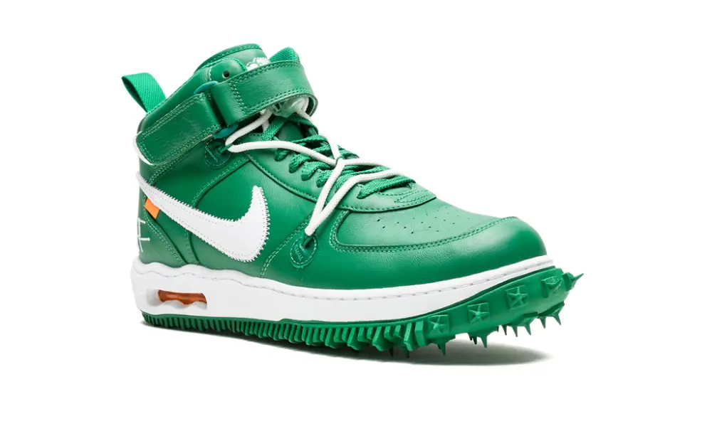 Nike Lifestyle Air Force 1 Mid 'Off-White - Pine Green' 