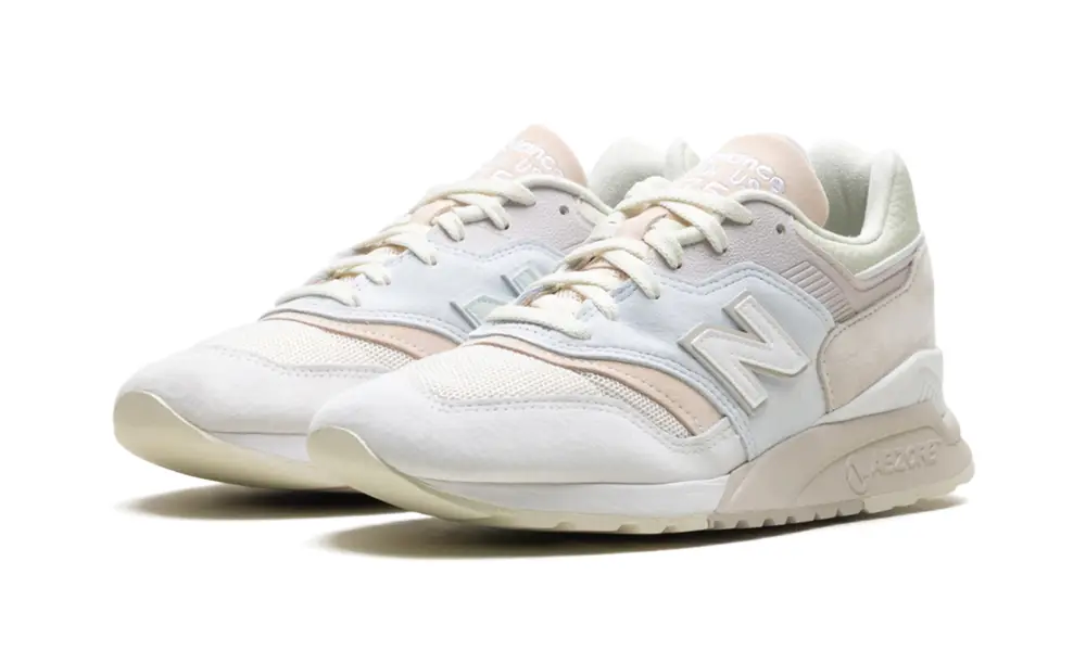 More New Balance 997.5 'MiUSA Kith Easter White Ice Blue Peach' 