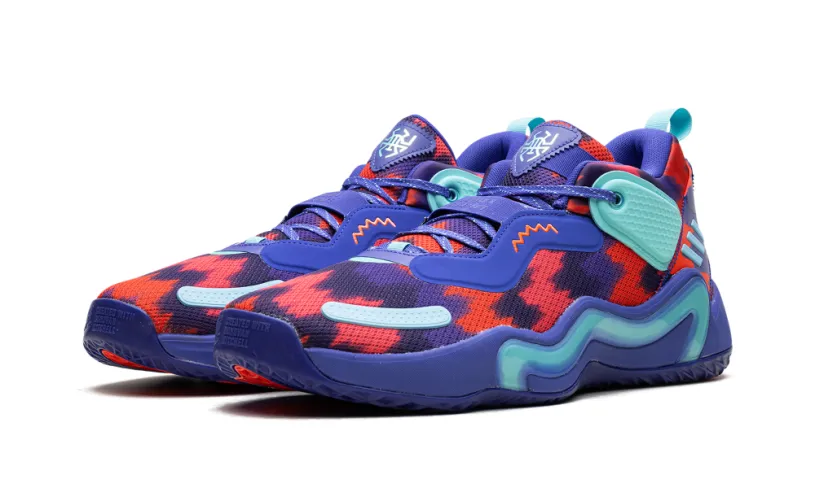 More Adidas Shoes D.O.N. Issue #3 'Sonic Ink Solar Red' 