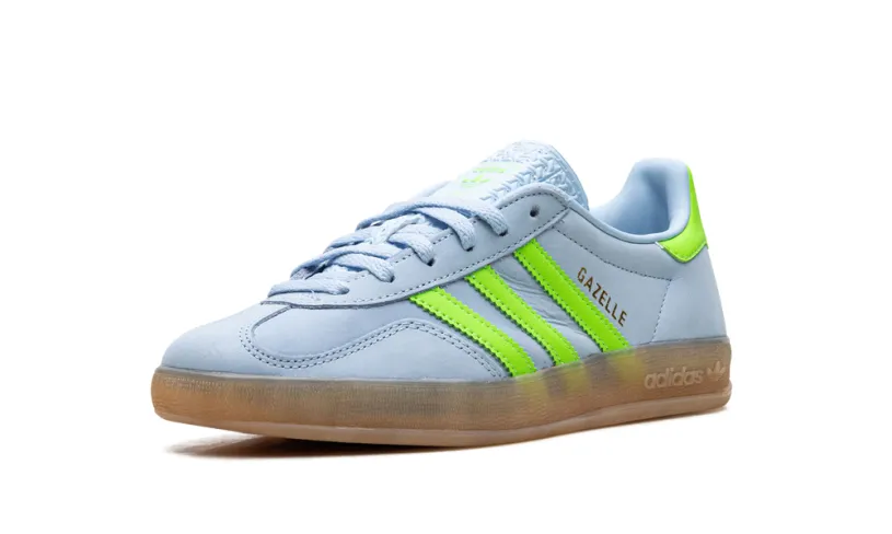 Adidas Gazelle Gazelle Indoor WMNS 'Clear Sky Solar Green' 
