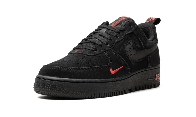 Nike Lifestyle Air Force 1 Low 'Multi Swoosh Black Crimson' 