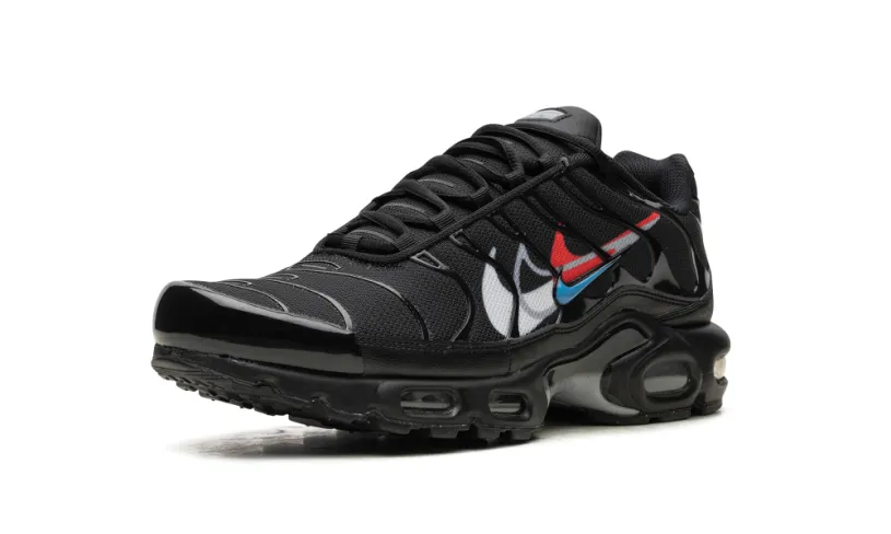 Nike Air Max Air Max Plus 'Multi Swoosh Black Bright Crimson' 