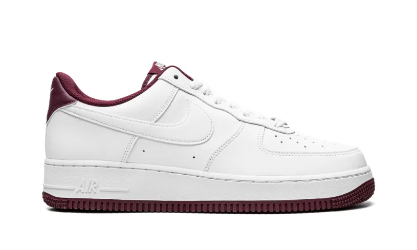 Nike Lifestyle Air Force 1 Low '07 'White   Dark Beetroot' 