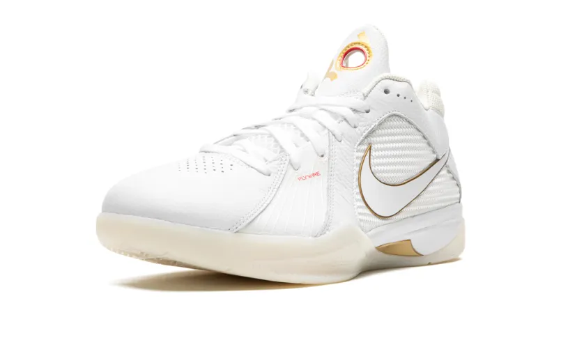 Nike Basketball KD 3 'White   Metallic Gold' 