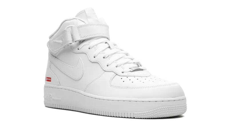 Nike Lifestyle Air Force 1 Mid 'Supreme - Mini Box Logo White'