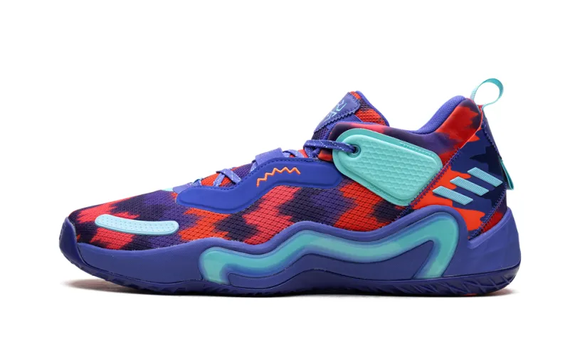 More Adidas Shoes D.O.N. Issue #3 'Sonic Ink Solar Red'