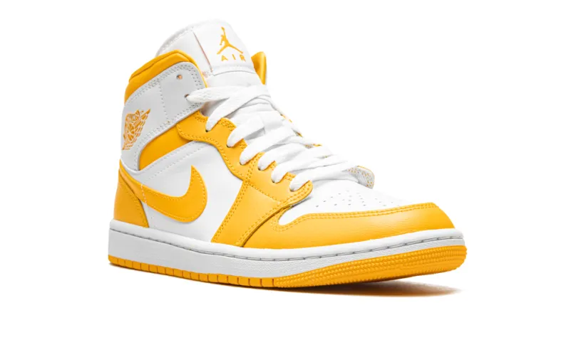 Air Jordan 1 JORDAN 1 MID WMNS 'White University Gold'