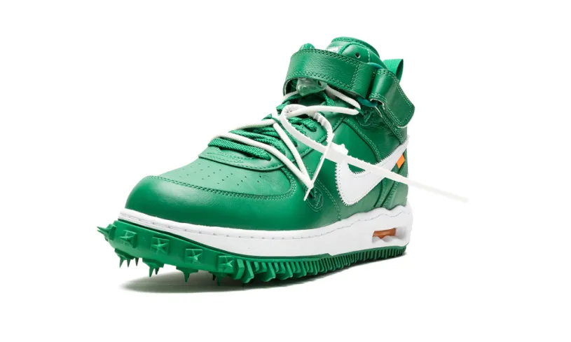 Nike Lifestyle Air Force 1 Mid 'Off-White - Pine Green' 