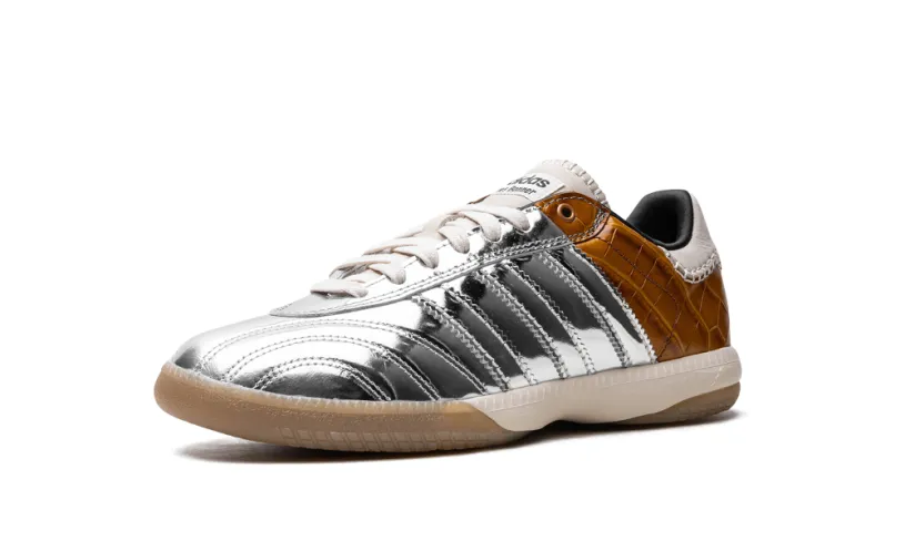 Adidas Samba Samba Millenium 'Wales Bonner - Silver Metallic   Easy Yellow' 