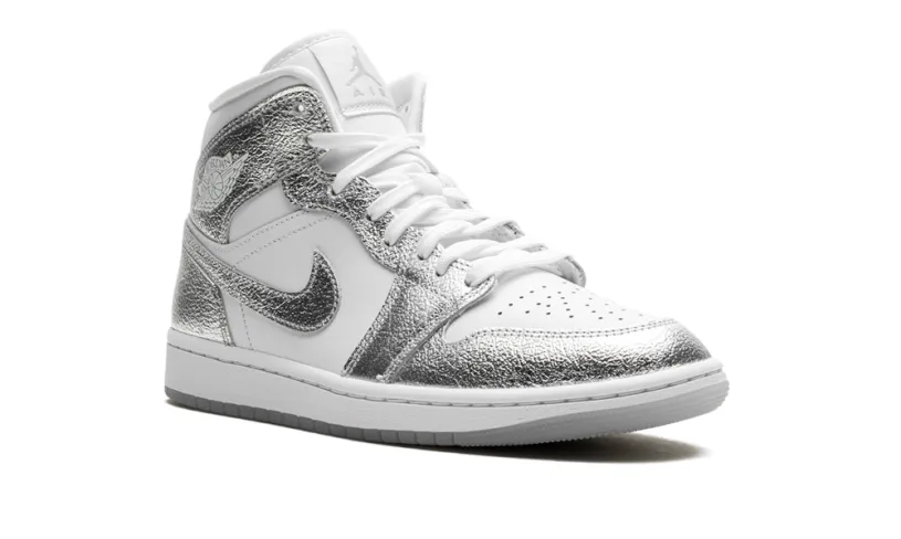 Air Jordan 1 Air Jordan 1 Mid SE WMNS 'Metallic Silver' 